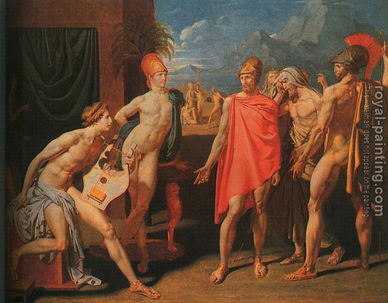 Jean Auguste Dominique Ingres : Ambassadors Sent by Agamemnon to Urge Achilles to Fight